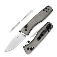 Aegis AEB-L, Black Micarta, Satin