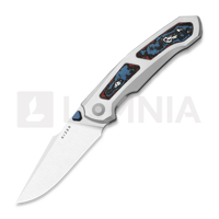 Feweed XL S90V, Gray Titanium & Nebula FatCarbon, Satin