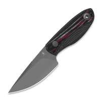 Finch AEB-L, Black Micarta & Multicolor Reconstituted Wood, Stonewash PVD