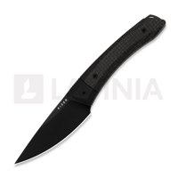 Momo Fix 3 AEB-L, Black G-10 & Micarta, Black PVD
