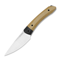 Kizer Cutlery - Momo Fix 3 S35VN, Brown Norplex Ultrex & Carbon Fiber, Satin