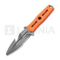 NORCROSS Flat Tip, Orange G-10, Stonewashed
