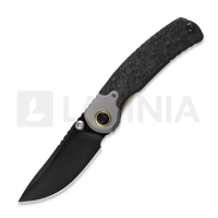 Pioneer Drop Point, Marble Carbon Fiber & Titanium, DLC