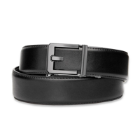X3 Black Leather Gun Belt 1,5