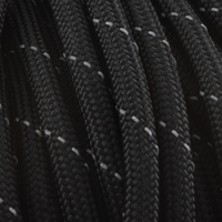 Marbles - Paracord 550, Black/Grey Heijastava 30,5m