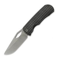 McNees Custom Knives - Little Dixon, Antique Frag Titanium