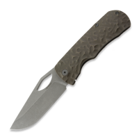 McNees Custom Knives - Little Dixon, Bronze Rock Titanium
