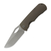 McNees Custom Knives - Little Dixon, Bronze Smooth Titanium