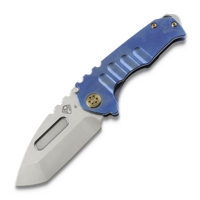 Genesis T S45VN Tumbled Tanto, Blue