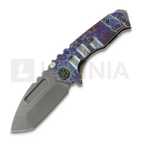 Micro T Magnacut Acid Distressed Tanto, Flame