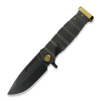 USMC Fighter Flipper S35VN DLC, Black & Bronze