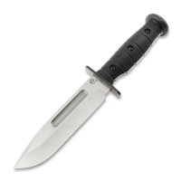 USMC Fighter S35VN Tumbled, Black G-10