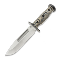 USMC Fighter S35VN Tumbled, Multi-Layer G-10
