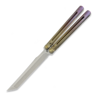 Viceroy S35VN Tumbled Tanto, Violet Fade