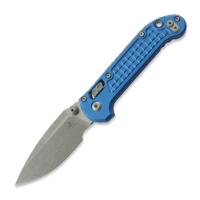 Microtech - LUDT RAM-LOK S/E Apocalyptic Standard Frag Aluminum Blue