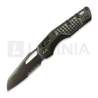 Microtech - MSI DLC Stonewash Frag Pattern, combo edge