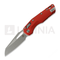 Microtech - MSI S/E, Red Fluted Aluminum, Apocalyptic