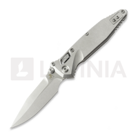 Microtech - Socom Ram-Lok Spear Point Stonewash Slab Titanium, bronze accents