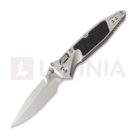 Microtech - Socom Ram-Lok Spear Point Stonewash Textured Inlay, bronze accents