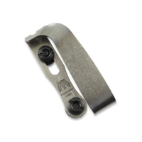 Mummert Knives - Slotted Ti-Clip - Tumbled