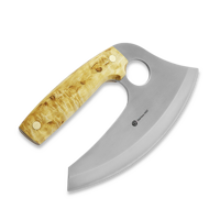 Nordic Knife Design - ULU, curly birch