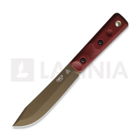 XL Hunter Micarta, bronzed, червен