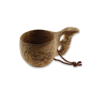 Pahantekij&auml; Pellosta - Kuksa, Curly birch, 2 holes