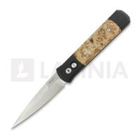 Godfather Satin, Black Aluminum & Maple Burl