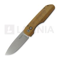 Synapse Black Titanium & Natural Micarta, Stonewash