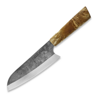 Santoku, X-cut curly birch