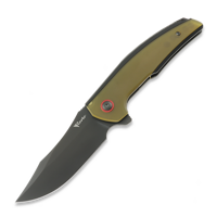 Reate - Jack Jr., Black Aluminum/Ultem & Red Collar, Black DLC