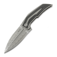 T4000 Damasteel, Gray Titanium & Carbon Fiber