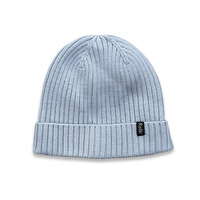 100% Merino rib one size, grey