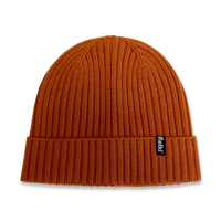 100% Merino rib one size, orange