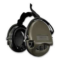 Sordin - Supreme Mil AUX Neck, зелений