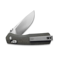 The Carter - OD Green / Stainless / Micarta /Straight