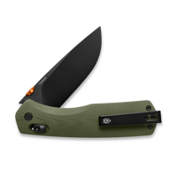 The James Brand - The Carter XL - OD Green / Orange / Black / G10 / Straight