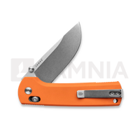 The Kline - Orange / Stainless / G10 / Straight