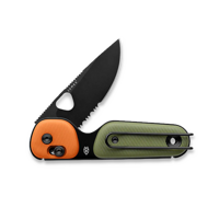 The Redstone - OD Green / Orange / Black / PP / Serrated