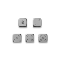 Titanium Dice Set