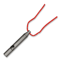 Vargo - Titanium Emergency Whistle, neck lanyard