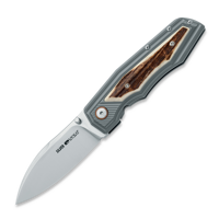 Viper - Silver - Satin - Deer Horn