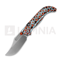 Naga - Stonewash - Bamboo Micarta, Coral Orbit