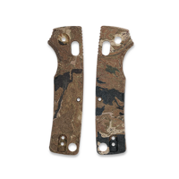 Porcupine ModSwap™ - Canvas Rag Burl - Yellow Current Micarta