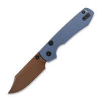 Raccoon 2.0 Top Liner Lock - Copper Dune Bowie - G10, כחול