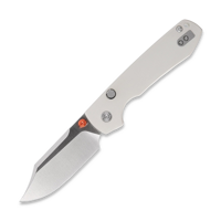 Raccoon 2.0 Top Liner Lock - Satin Bowie - G10, blanco