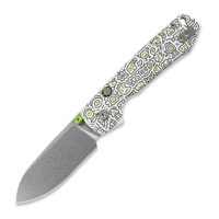 Vosteed - Raccoon 2.0 Top Liner Lock - Stonewash Drop - G10, DoodleMonster