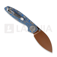 Shilin Cutter - Copper Dune - Micarta, Blue Ocean