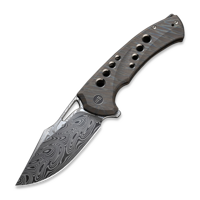 Swiftfin Damasteel, Tiger Stripe Flamed Ti