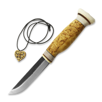Carving knife 105 + heart pendant, Lamnia Edition